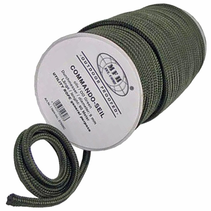 MFH,Seil,Schnur,Befestigungsseil,Commando Seil,Rolle,